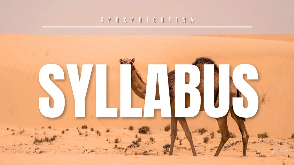SYLLABUS For RO/ARO